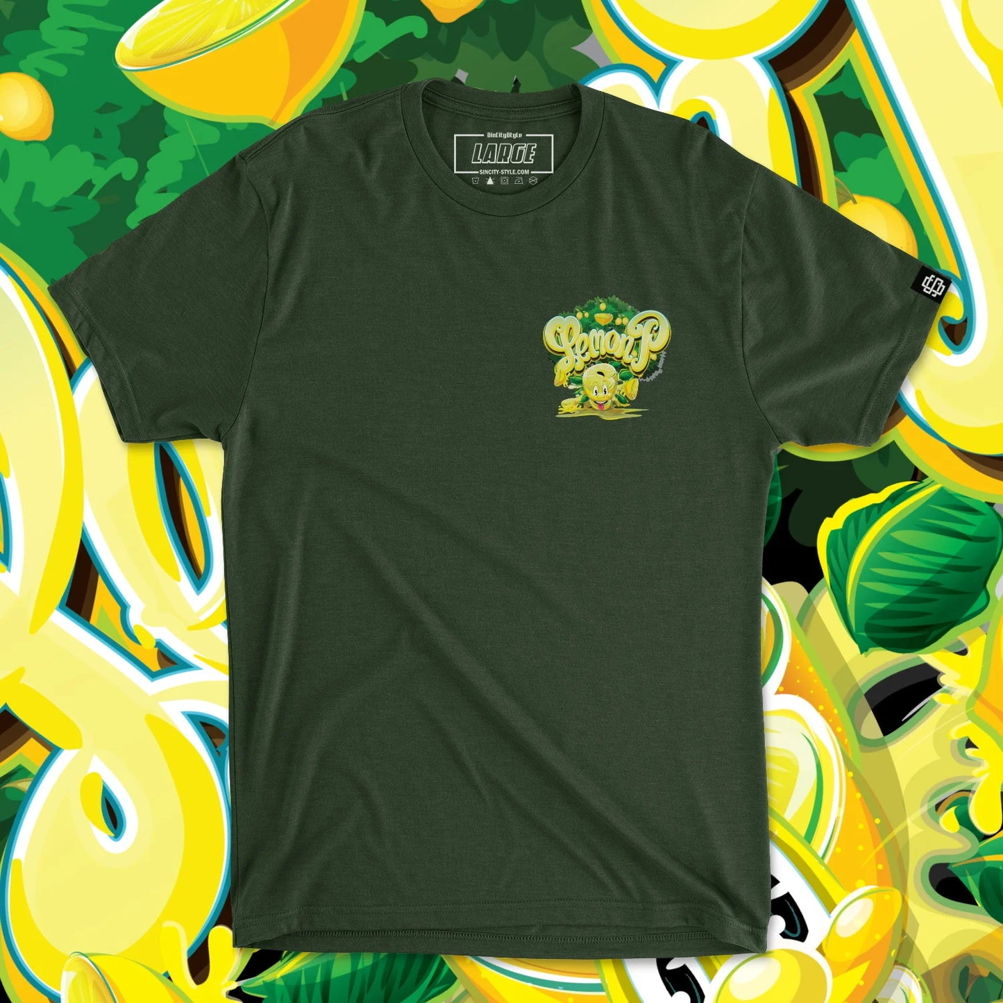Lemon P Extra Soft Forest Green T-Shirt