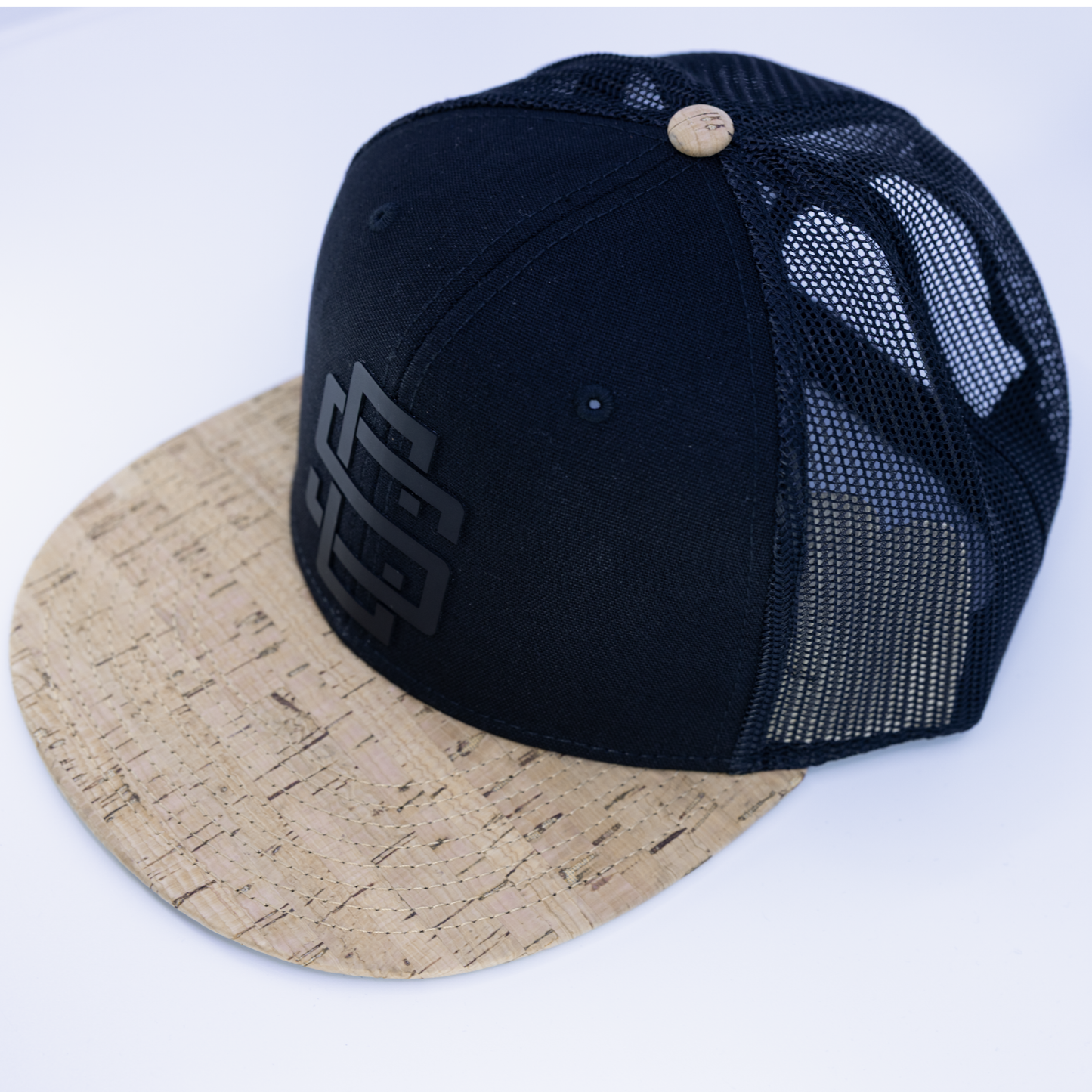 SC Monogram Black w/ Cork Bill Snapback Hat