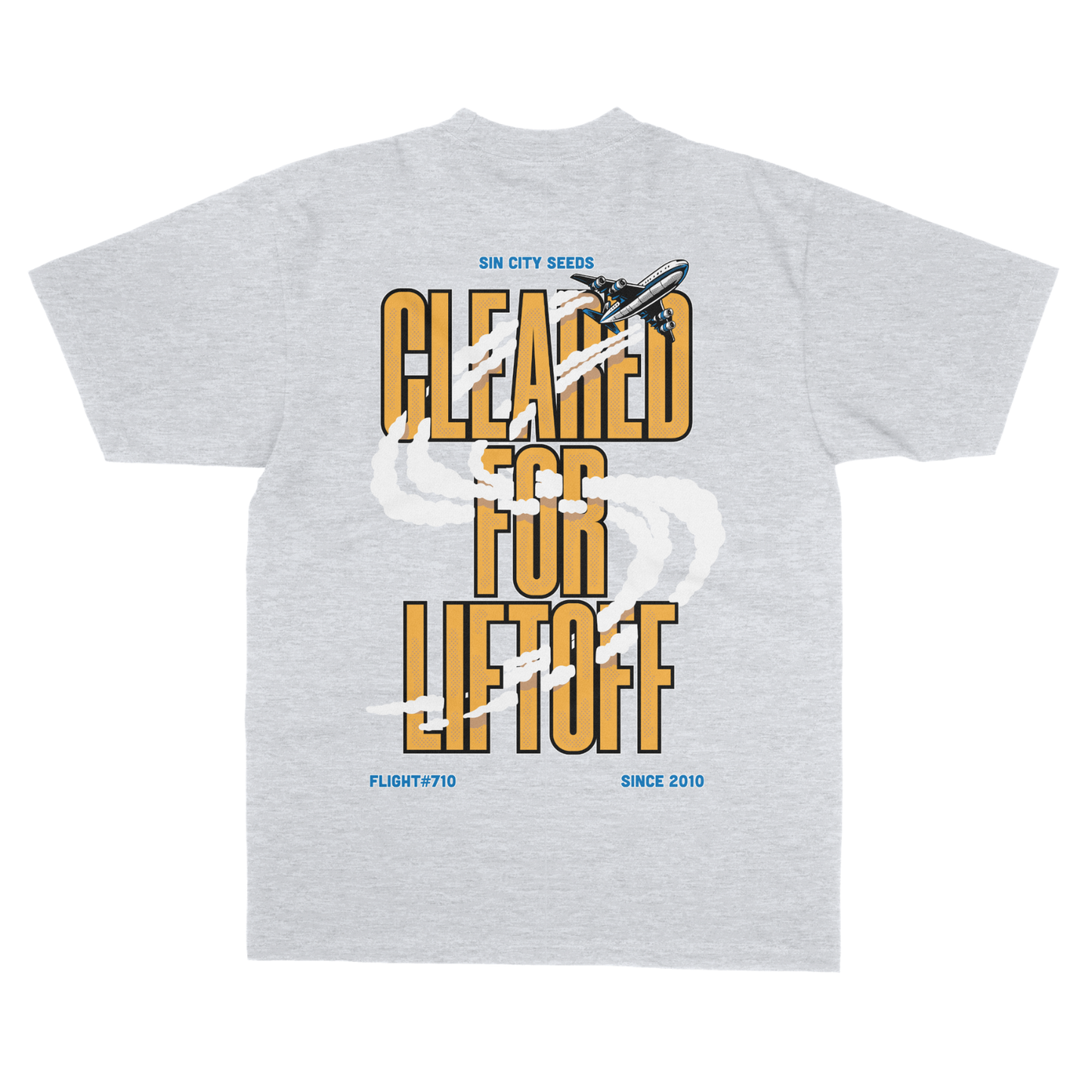 Cleared For Liftoff T-Shirt (Heather Grey)