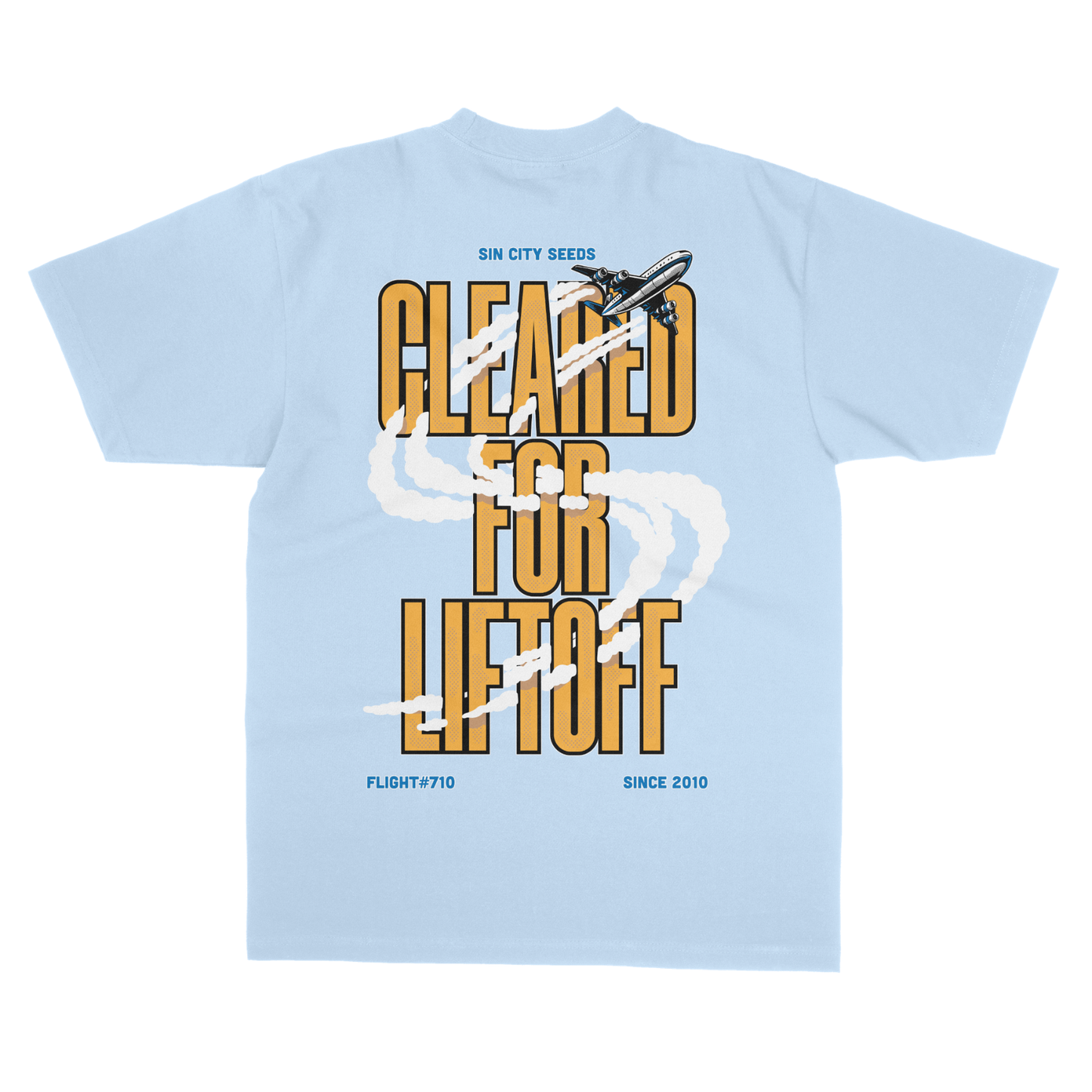 Cleared For Liftoff T-Shirt (Sky Blue)
