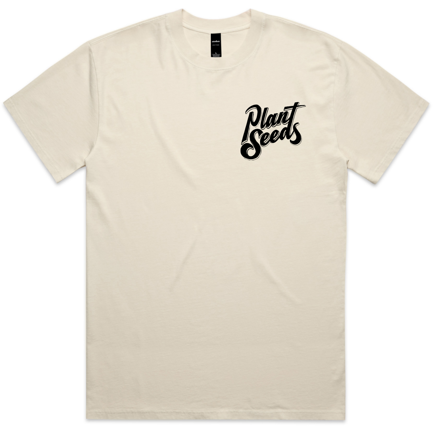 Plant Seeds Cotton T-Shirt (Faded Ecru)