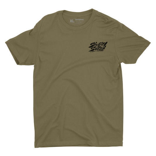 Military Green 100% Cotton T-Shirt