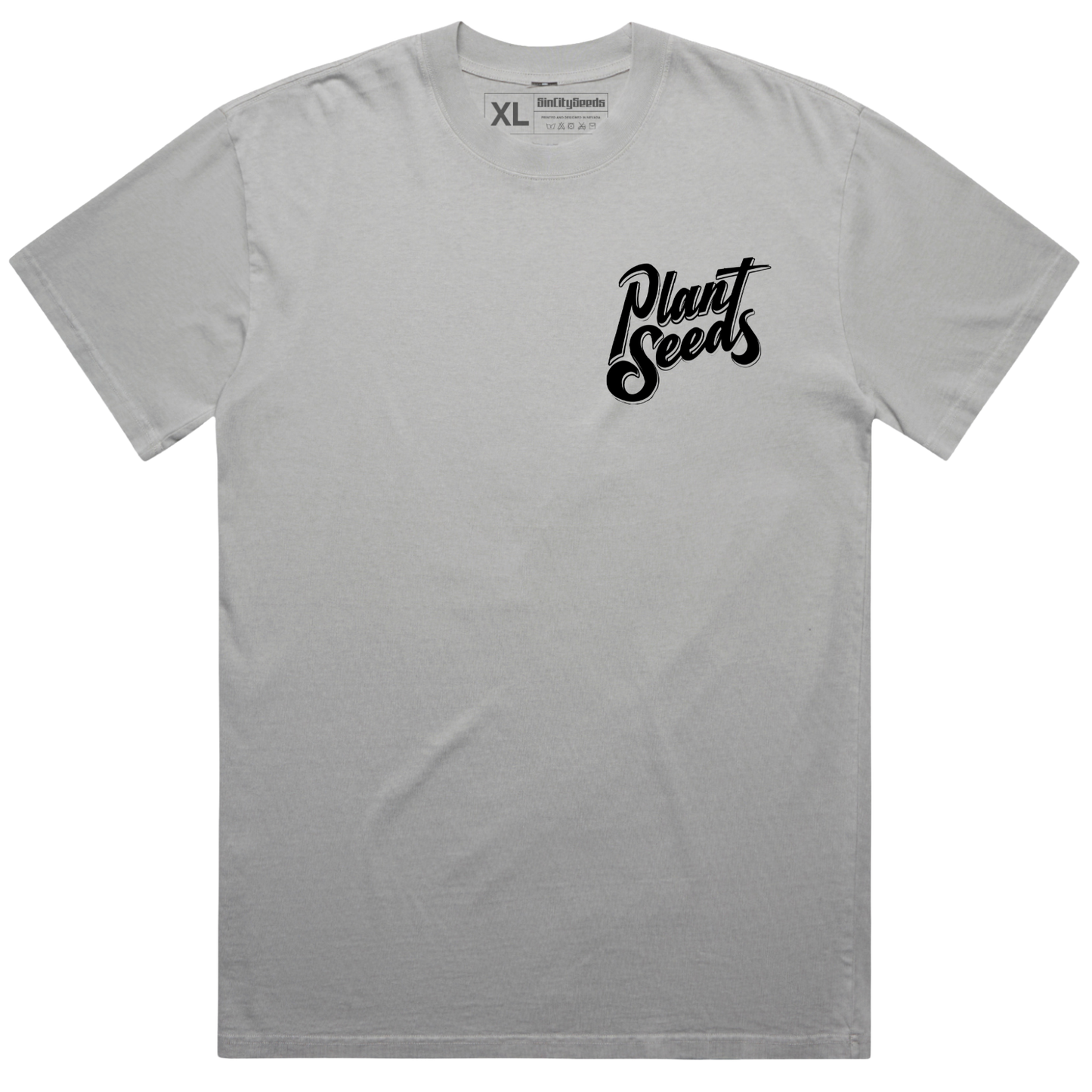 Plant Seeds Cotton T-Shirt (Faded Storm Grey)