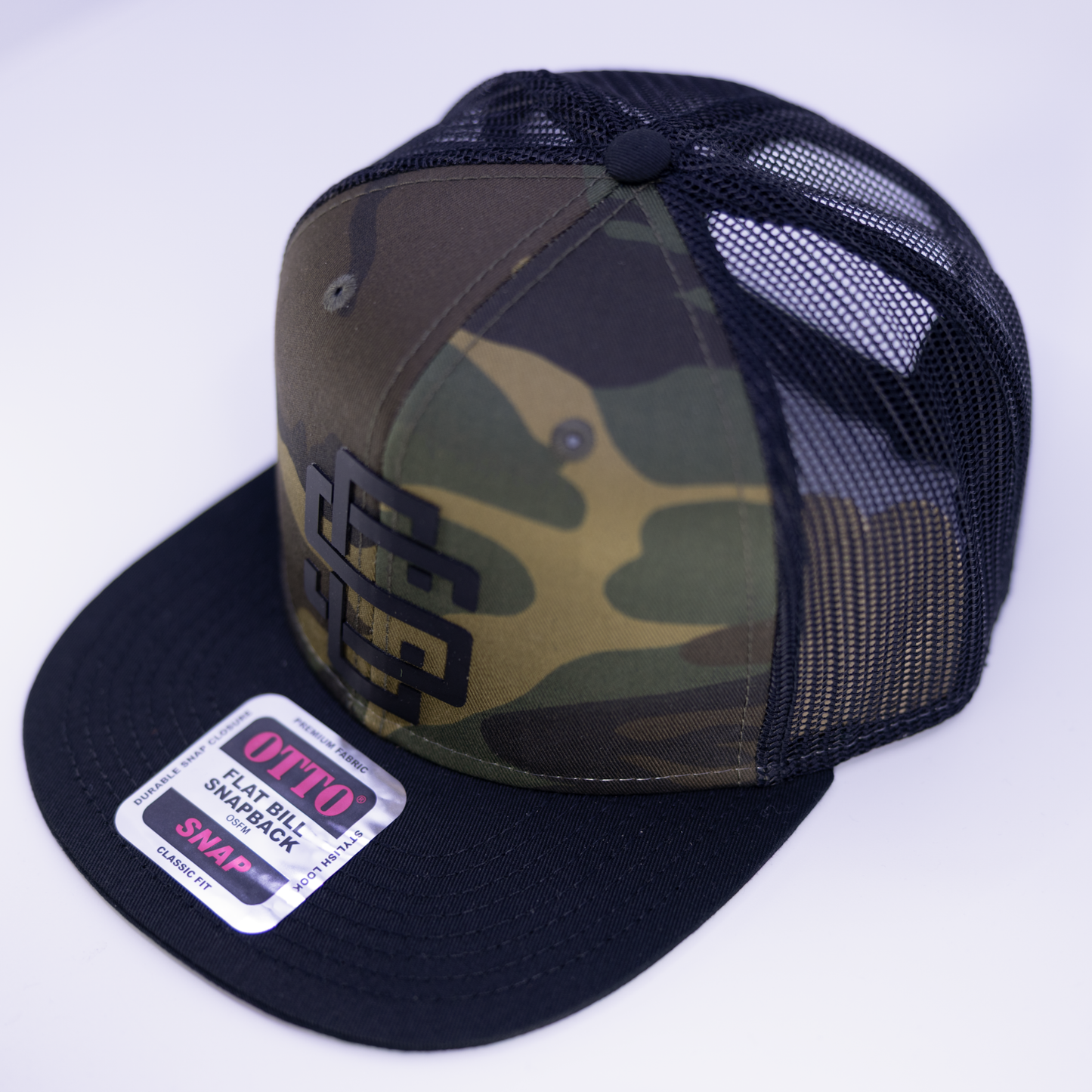 SC Monogram Camo w/ Black Bill Snapback Hat