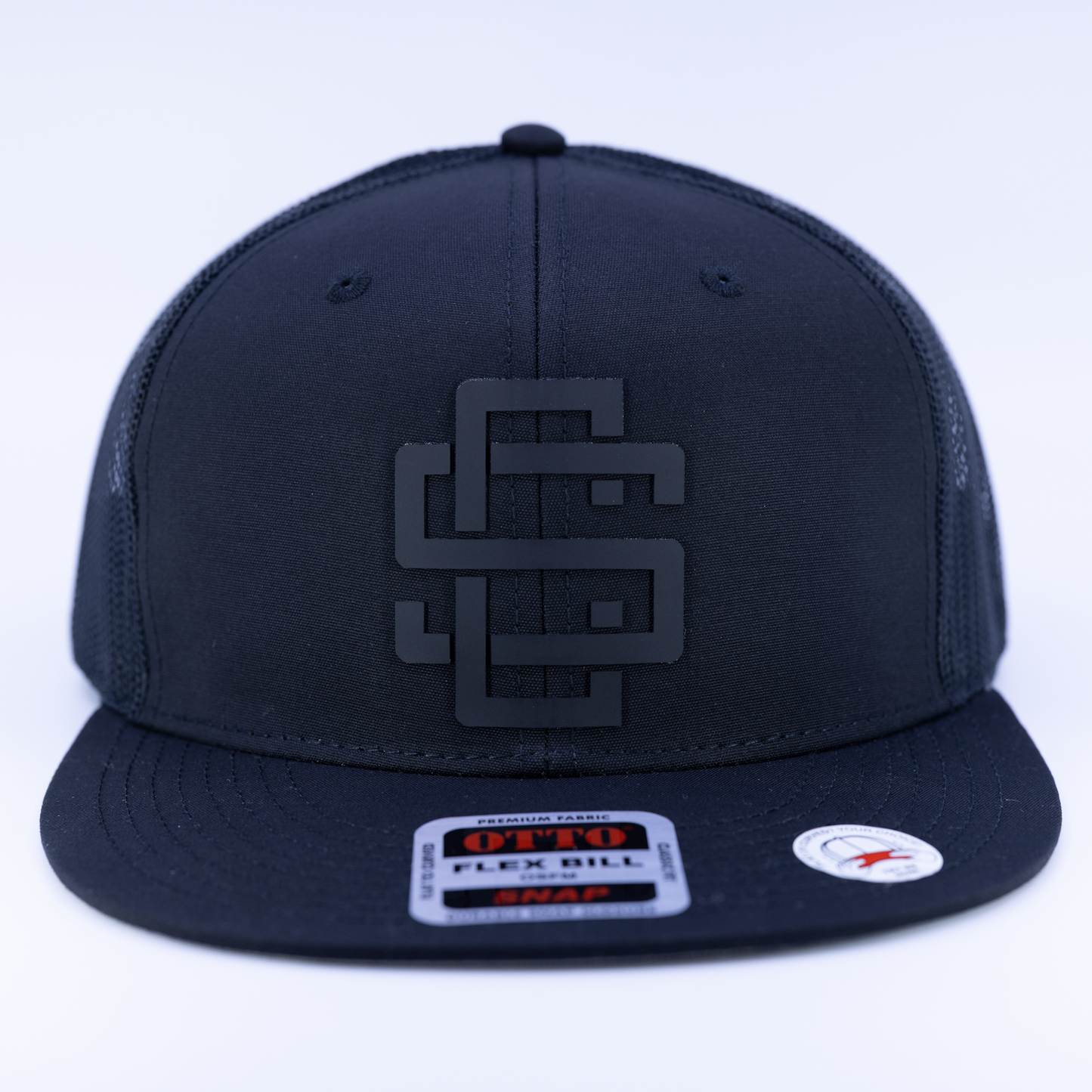 SC Monogram Black w/ Black Bill Snapback Hat
