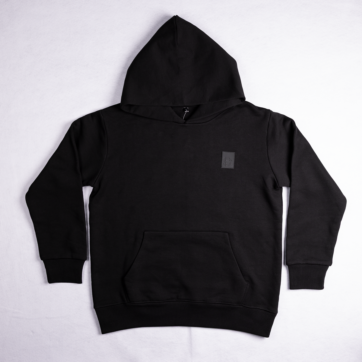 Black 100% Organic Cotton Hoodie