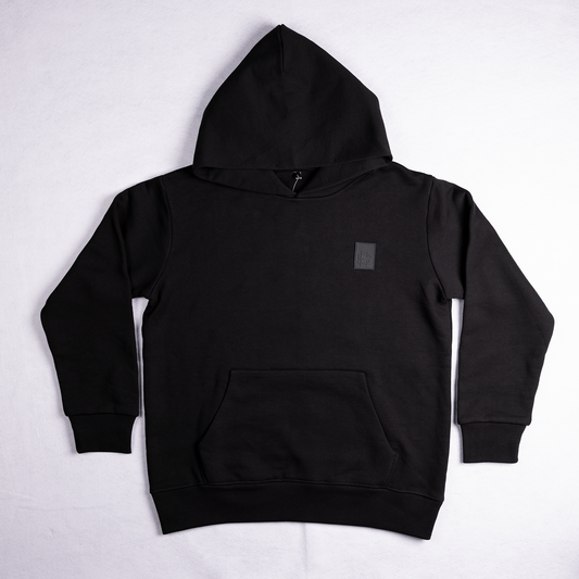 Black 100% Organic Cotton Hoodie
