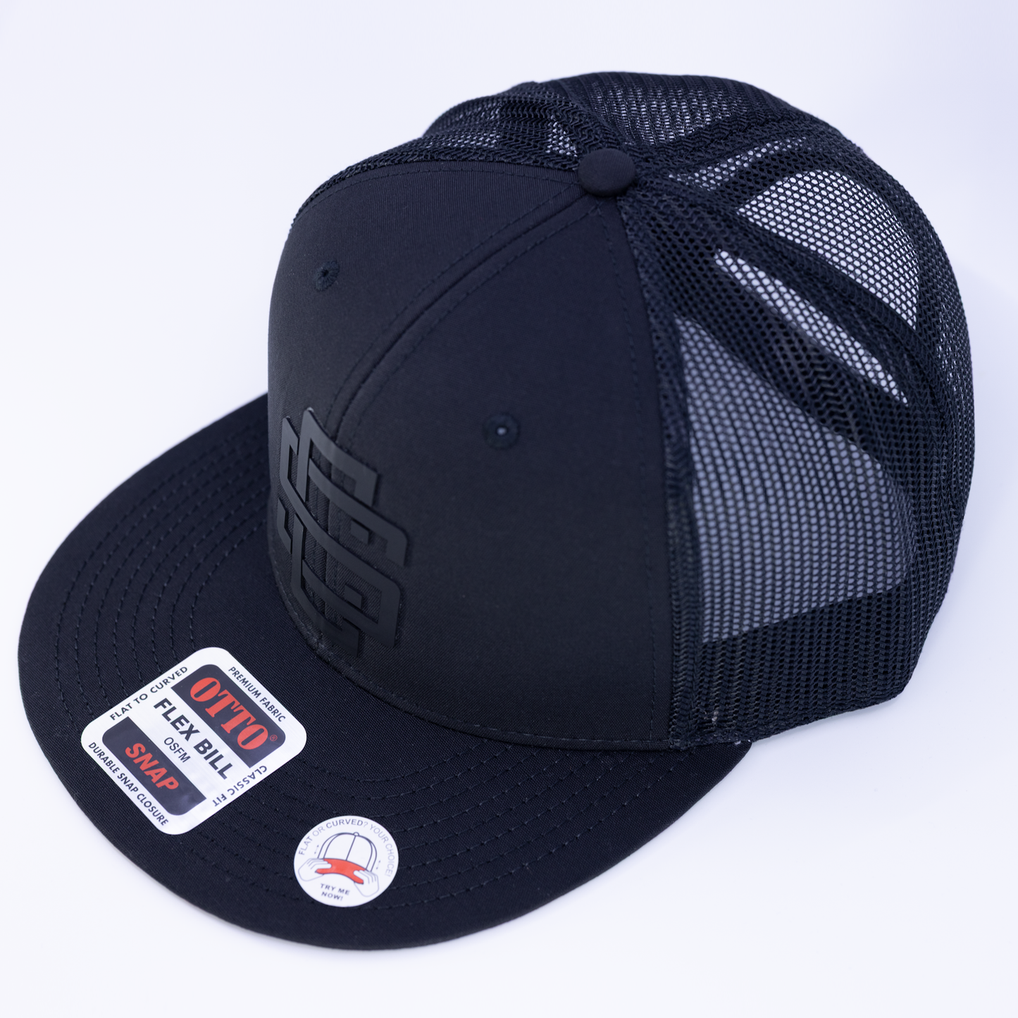 SC Monogram Black w/ Black Bill Snapback Hat