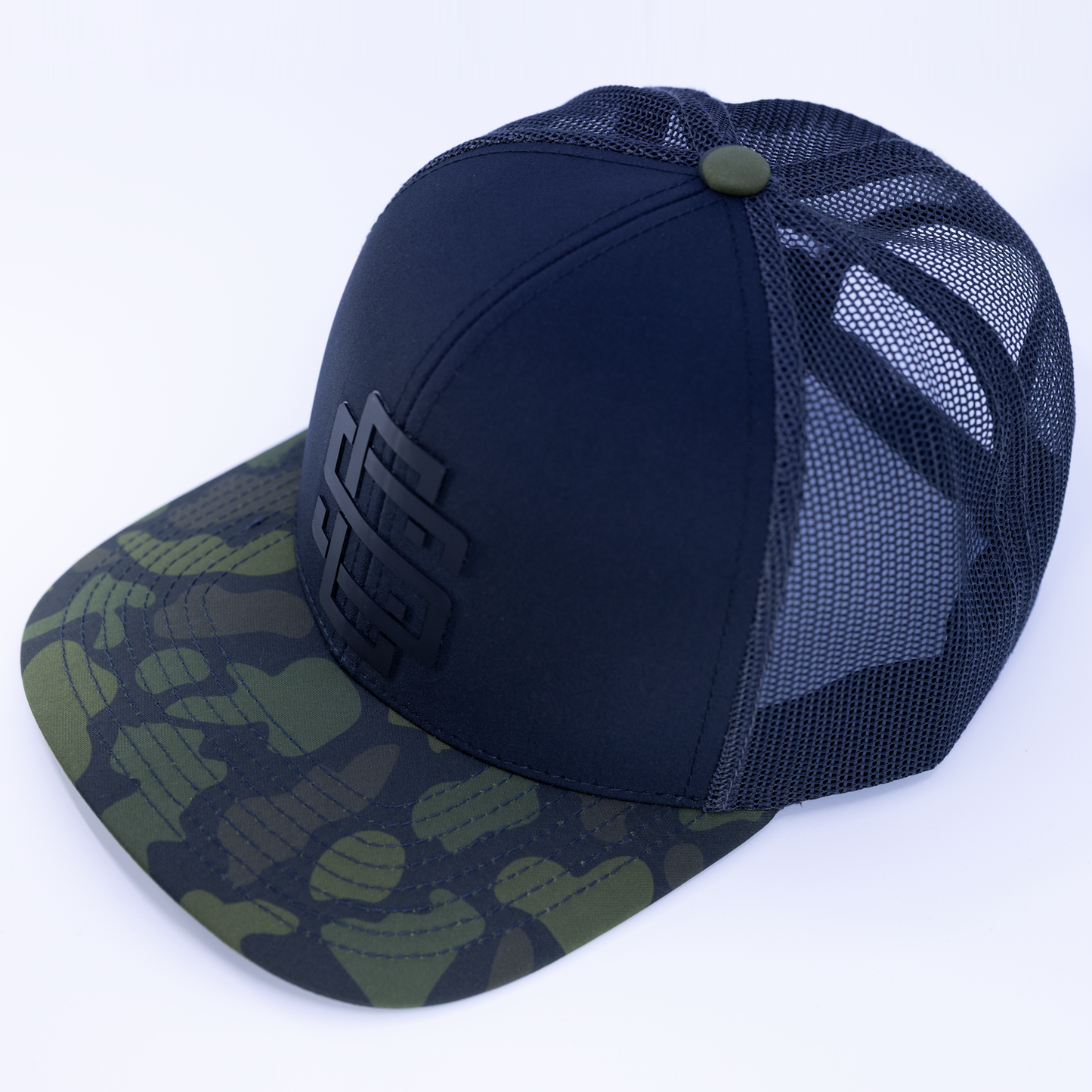 SC Monogram Black w/ Duck Camo Bill Snapback Hat