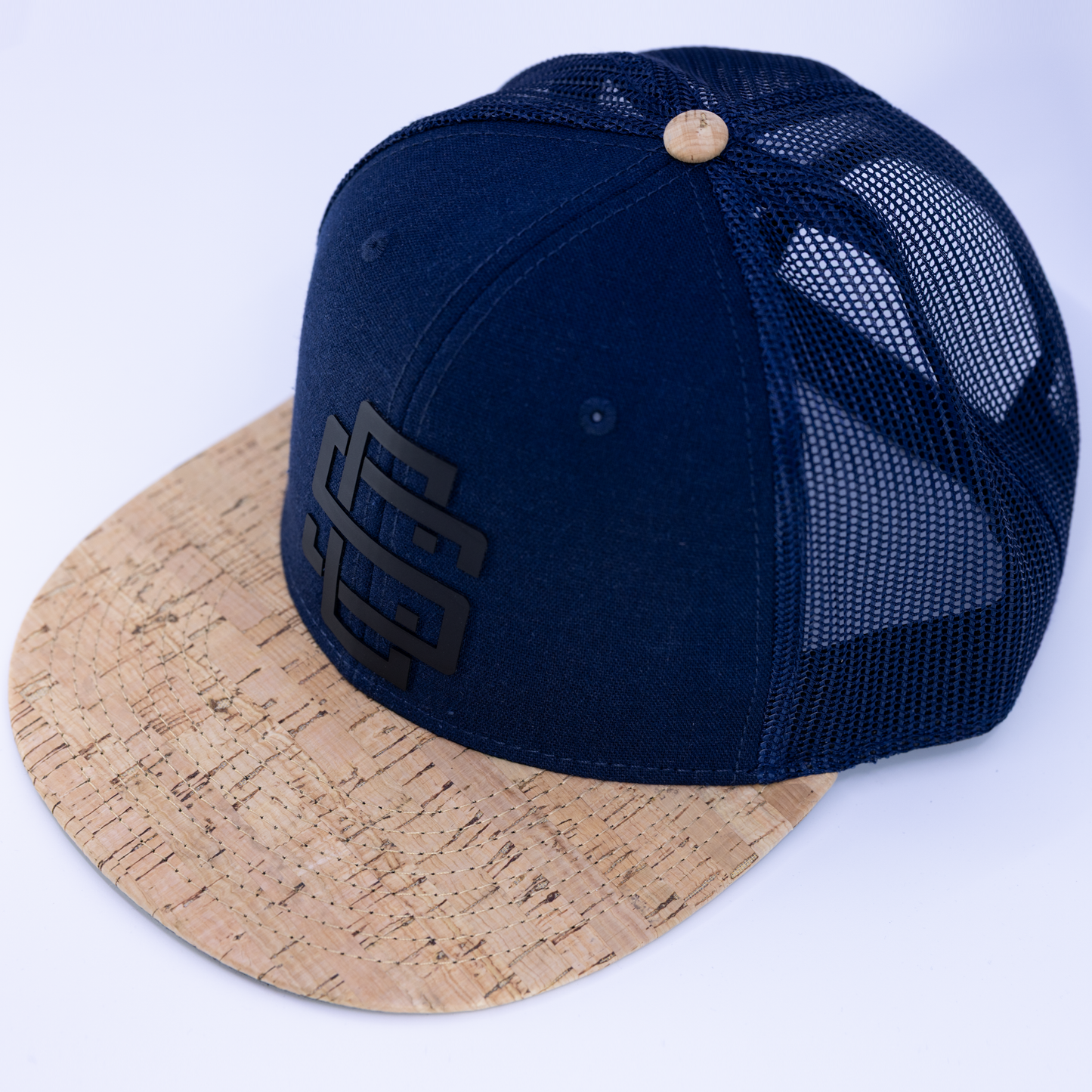 SC Monogram Navy w/ Cork Bill Snapback Hat