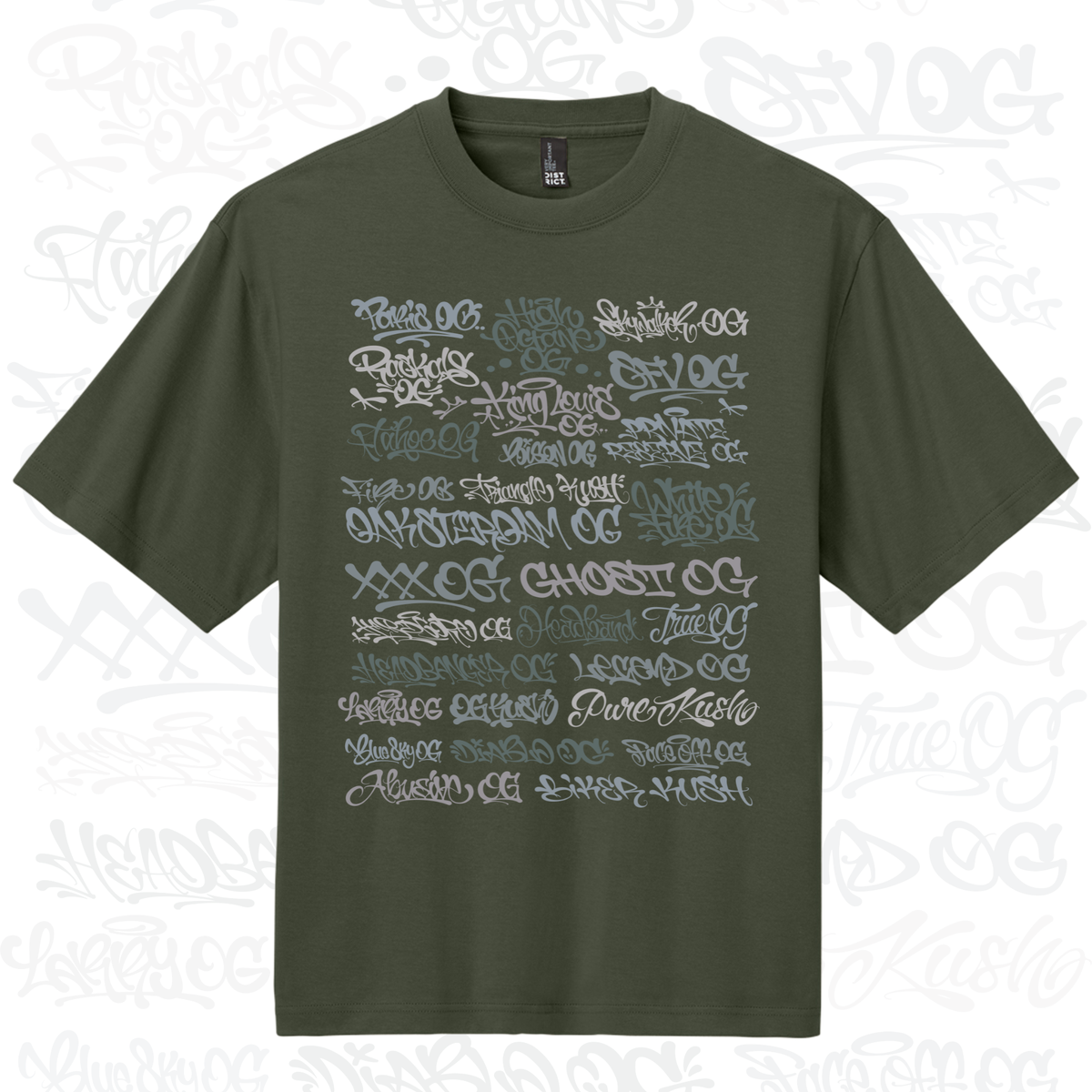 OG Kush Heavyweight T-Shirt - Olive