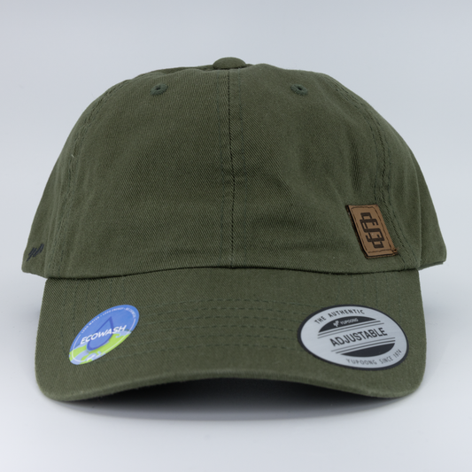 SC Monogram Leather Patch Dad Hat