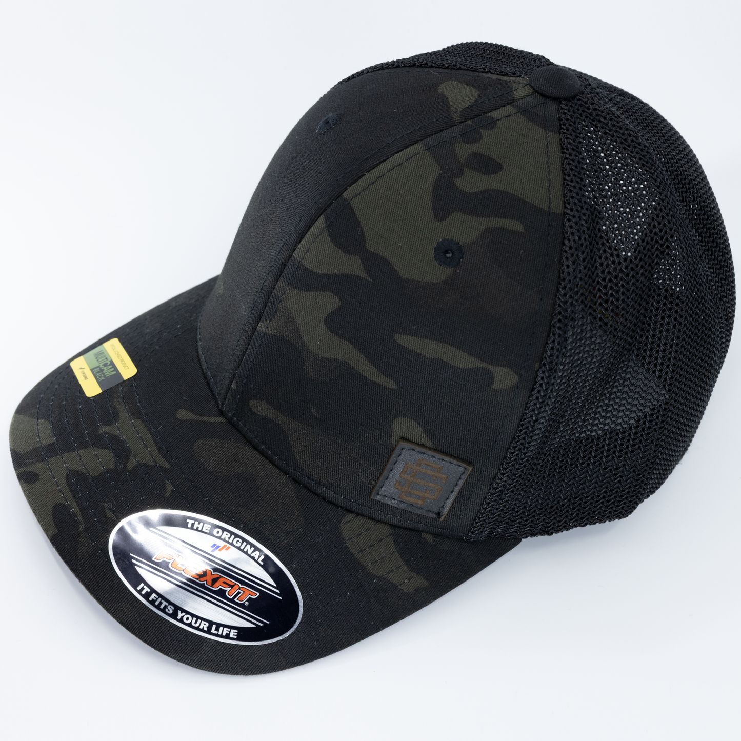 SC Monogram Leather Patch FlexFit Trucker Hat