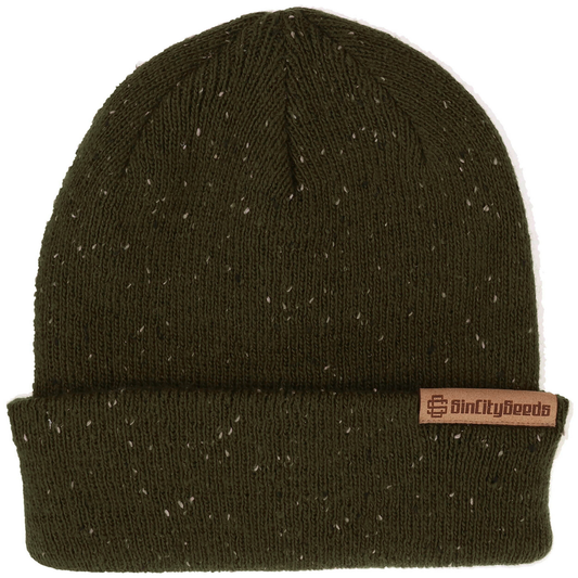 Suede Patch Beanie