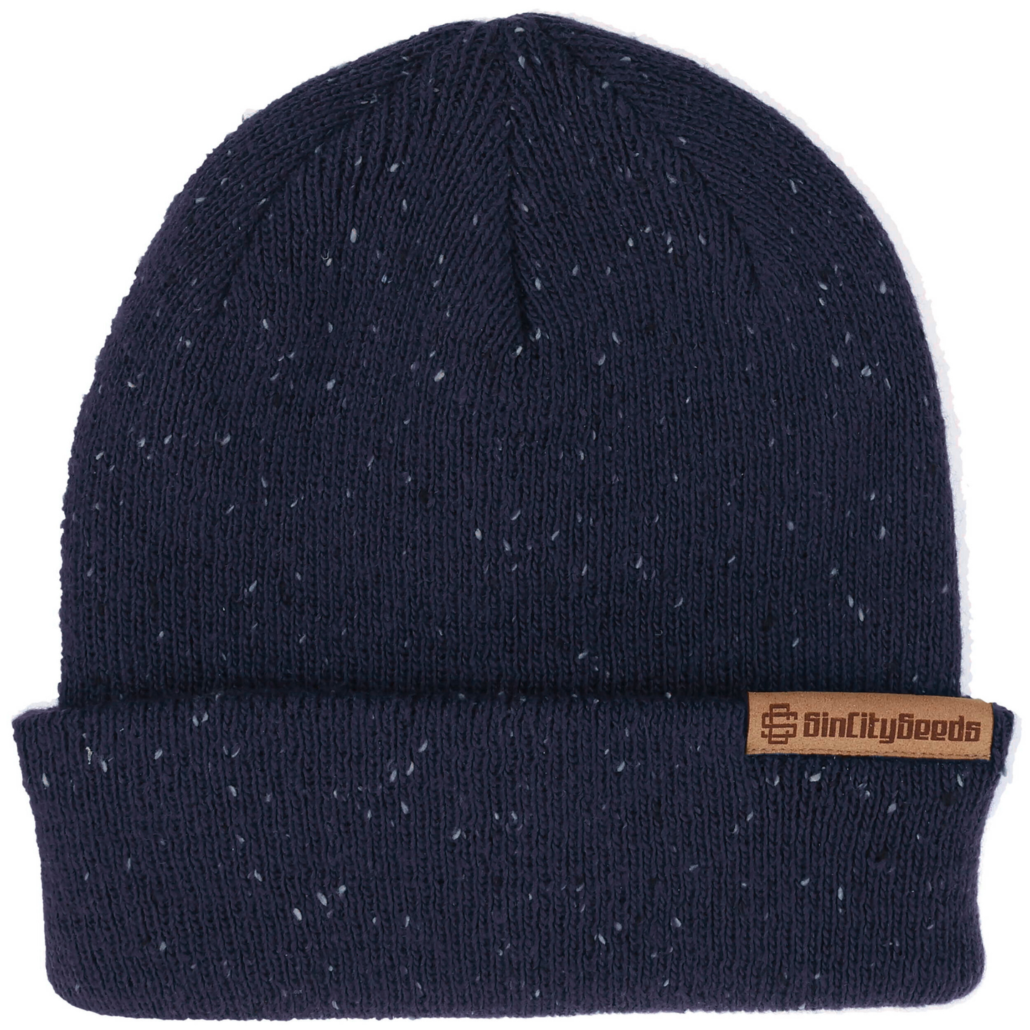 Suede Patch Beanie