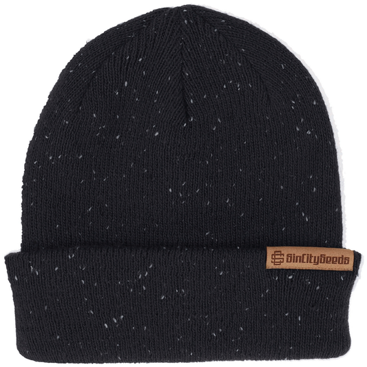 Suede Patch Beanie