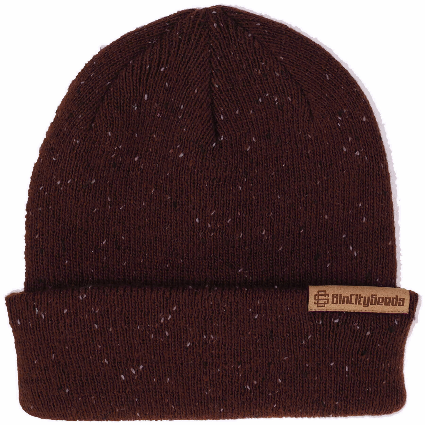 Suede Patch Beanie