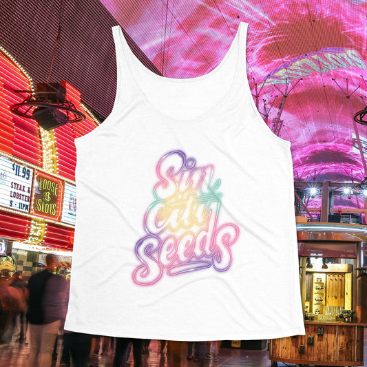 Women's Neon SinCIty Seeds Flowy Tank